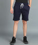 Men's Blue Cotton Regular Shorts Stretchable