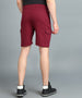 Men's Red Cotton Regular Shorts Stretchable