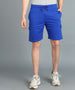 Men's Royal Blue Cotton Regular Shorts Stretchable