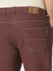 Plus Men's Brown Regular Fit Denim Jeans Stretchable