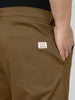 Plus Men's Brown Regular Fit Solid Cargo Chino Pant with 6 Pockets Stretchable