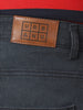 Plus Men's Dark Grey Regular Fit Denim Jeans Stretchable