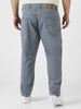 Plus Men's Light Grey Regular Fit Denim Jeans Stretchable