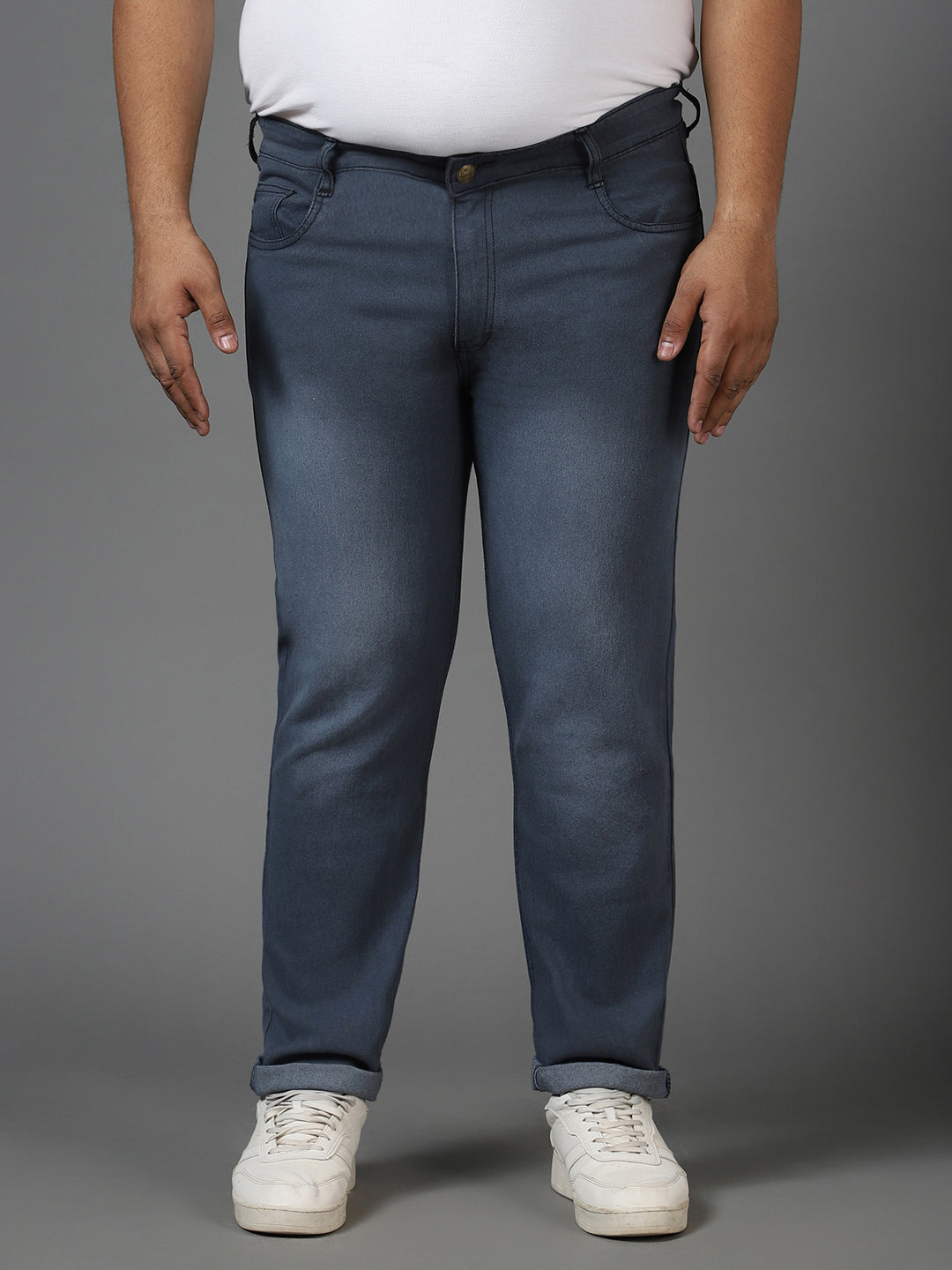 Regular fit washed jeans