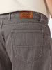 Plus Men's Light Chocolate Loose Baggy Fit Washed Jeans Non-Stretchable