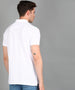 Men's White, Beige, Mint Colour-Block Slim Fit Half Sleeve Cotton Polo T-Shirt