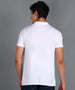 Men's White, Navy Blue, Red Colour-Block Slim Fit Half Sleeve Cotton Polo T-Shirt