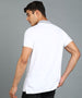 Men's White, Grey, Navy Blue Colour-Block Slim Fit Half Sleeve Cotton Polo T-Shirt