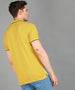 Men's Yellow, White, Black Colour-Block Slim Fit Half Sleeve Cotton Polo T-Shirt