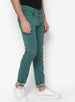 Men's Green Slim Fit Jeans Stretchable