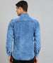 Men's Blue Full Sleeve Slim Fit Casual Denim Shirt