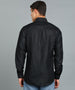 Men's Black Full Sleeve Slim Fit Casual Denim Shirt