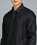 Men's Black Full Sleeve Slim Fit Casual Denim Shirt