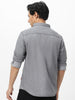 Men's Ice Grey Full Sleeve Regular Fit Casual Denim Shirt