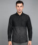 Men's Black Denim Full Sleeve Slim Fit Washed Casual Shirt