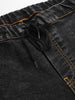 Men's Black Washed Jogger Jeans Slim Fit Stretch