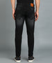 Men's Black Slim Fit Washed Jeans Stretchable