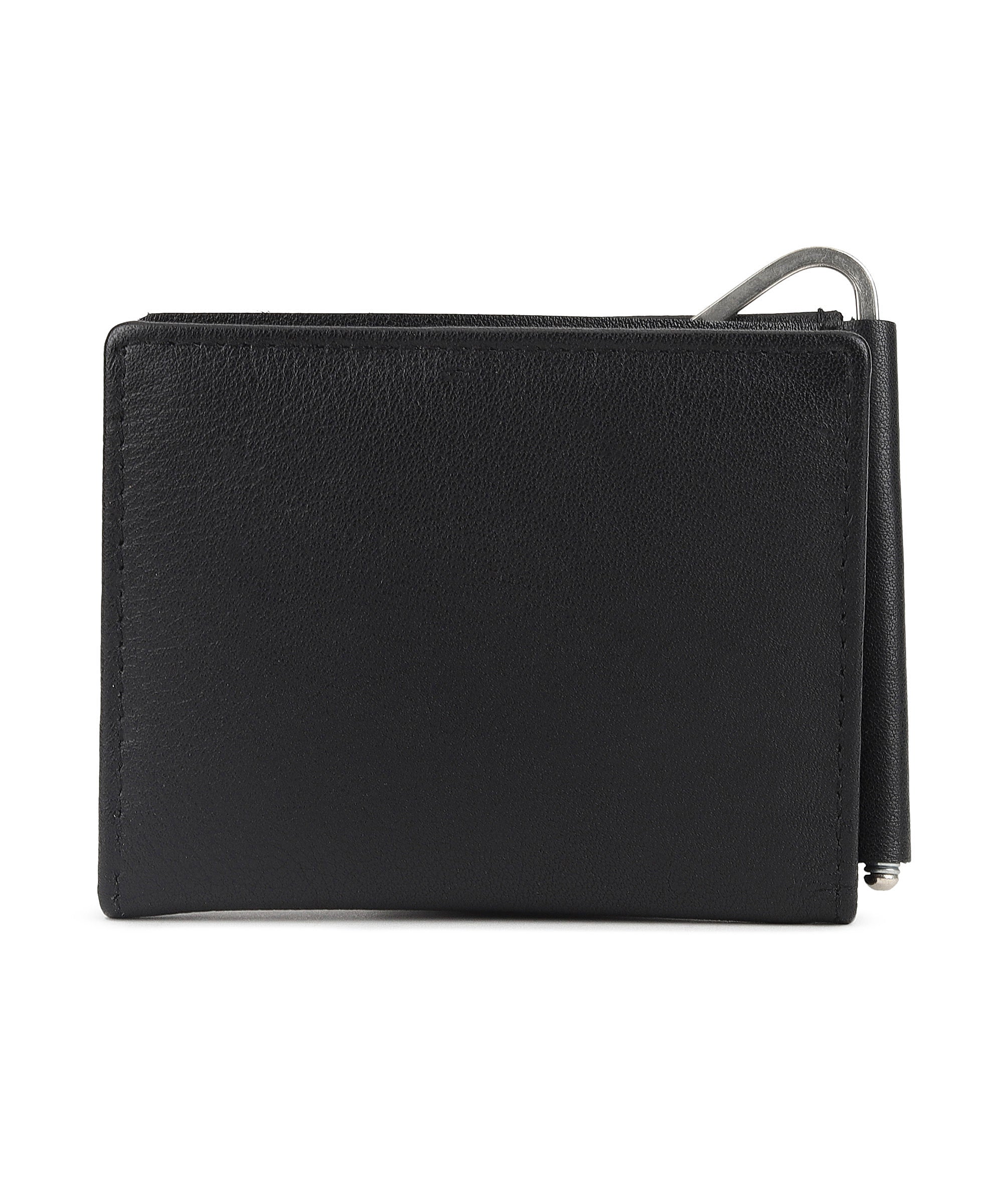 Urbano Fashion Men's Casual, Formal Black Genuine Leather Wallet-4 Card Slots