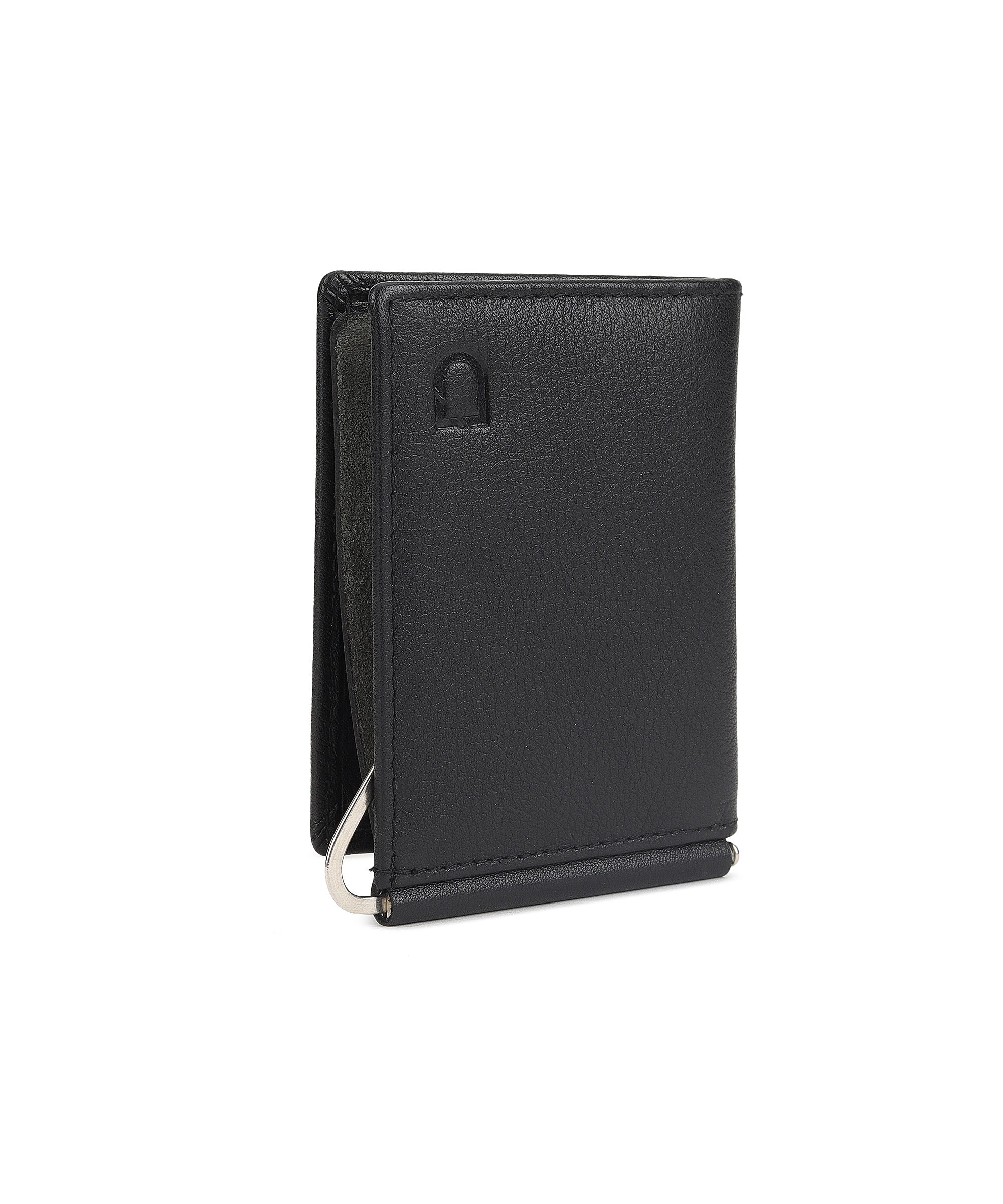 Urbano Fashion Men's Casual, Formal Black Genuine Leather Wallet-4 Card Slots