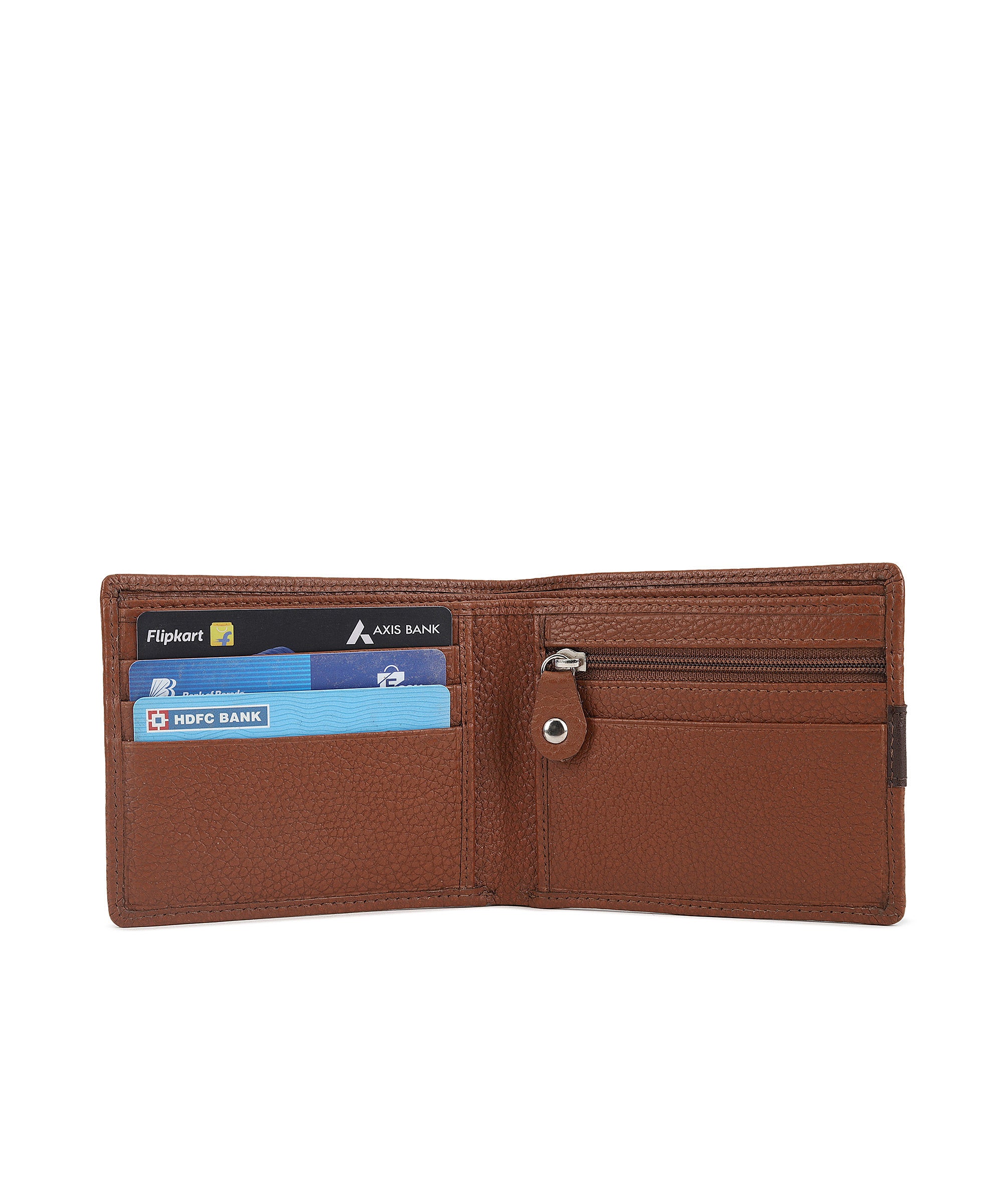 Urbano Fashion Men's Casual, Formal Tan Genuine Leather Wallet-4 Card Slots