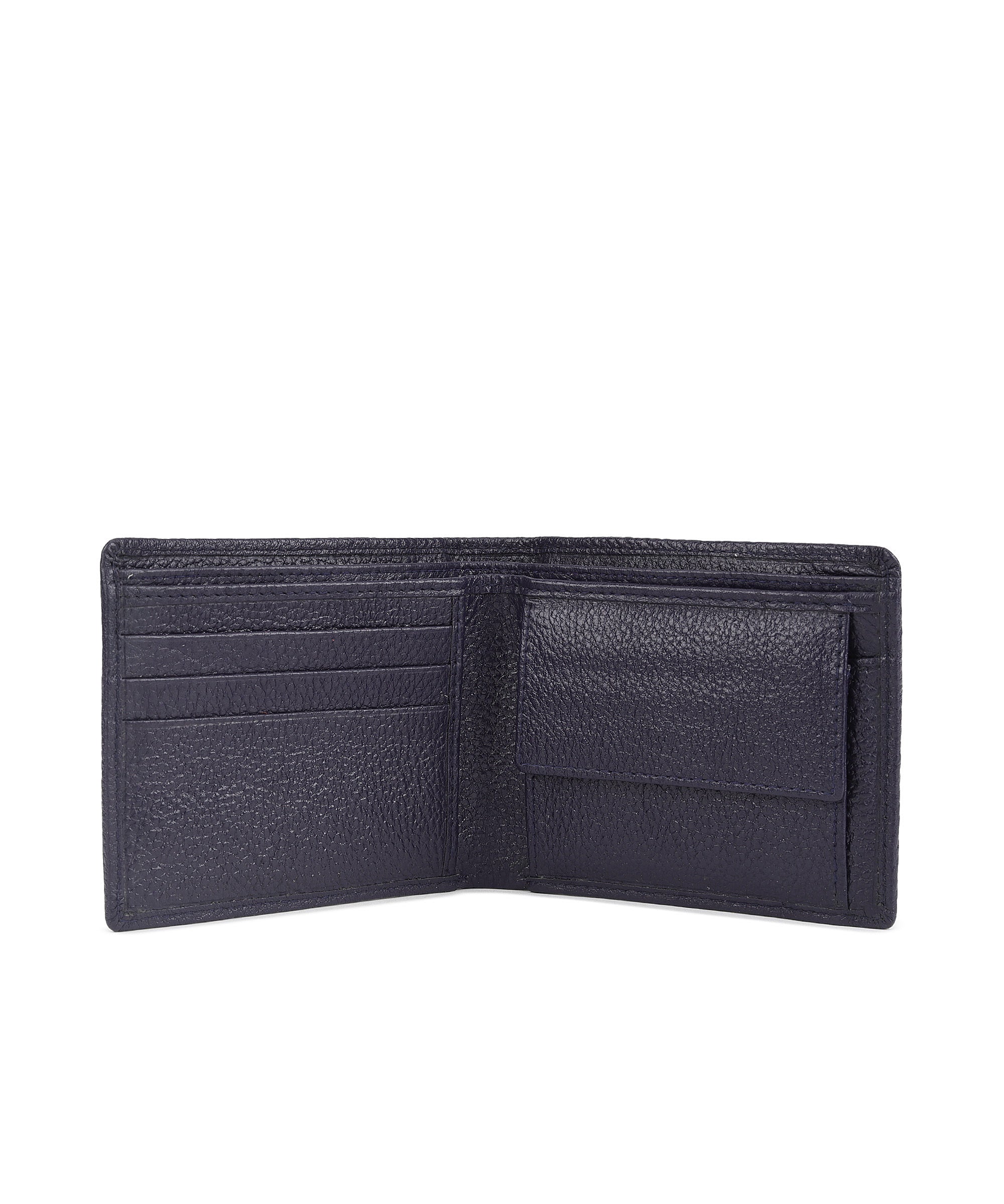 Urbano Fashion Men's Casual, Formal Blue Genuine Leather Wallet-3 Card Slots