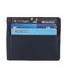 Urbano Fashion Men's Casual, Formal Blue Genuine Leather Wallet-6 Card Slots