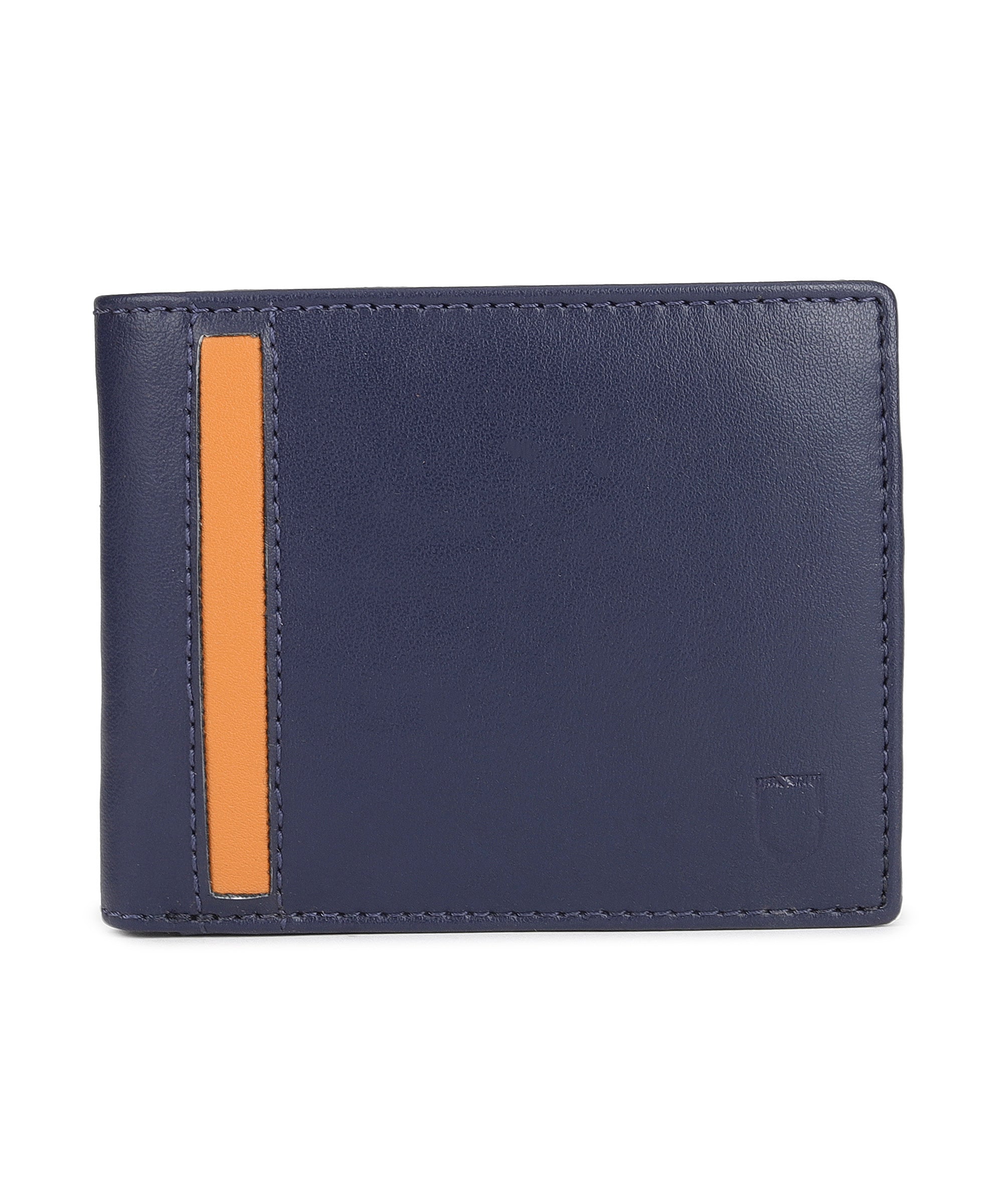 Urbano Fashion Men's Blue Casual, Formal Leather Wallet-3 Card Slots