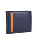 Urbano Fashion Men's Blue Casual, Formal Leather Wallet-3 Card Slots