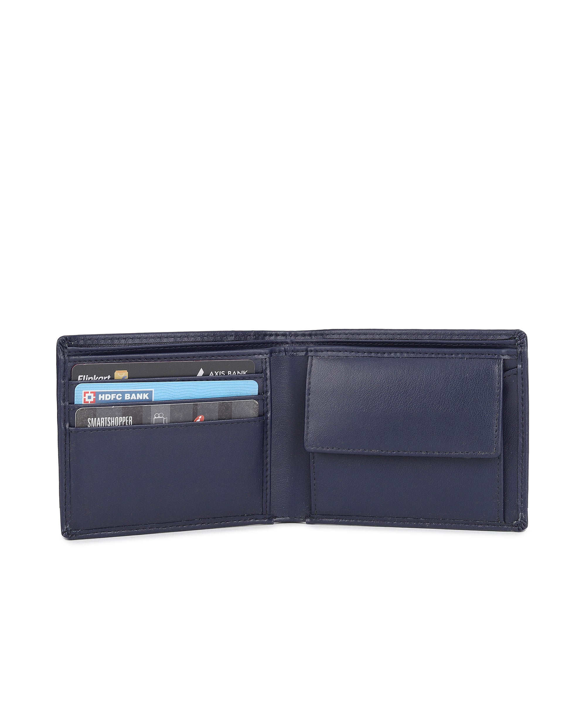 Urbano Fashion Men's Blue Casual, Formal Leather Wallet-3 Card Slots