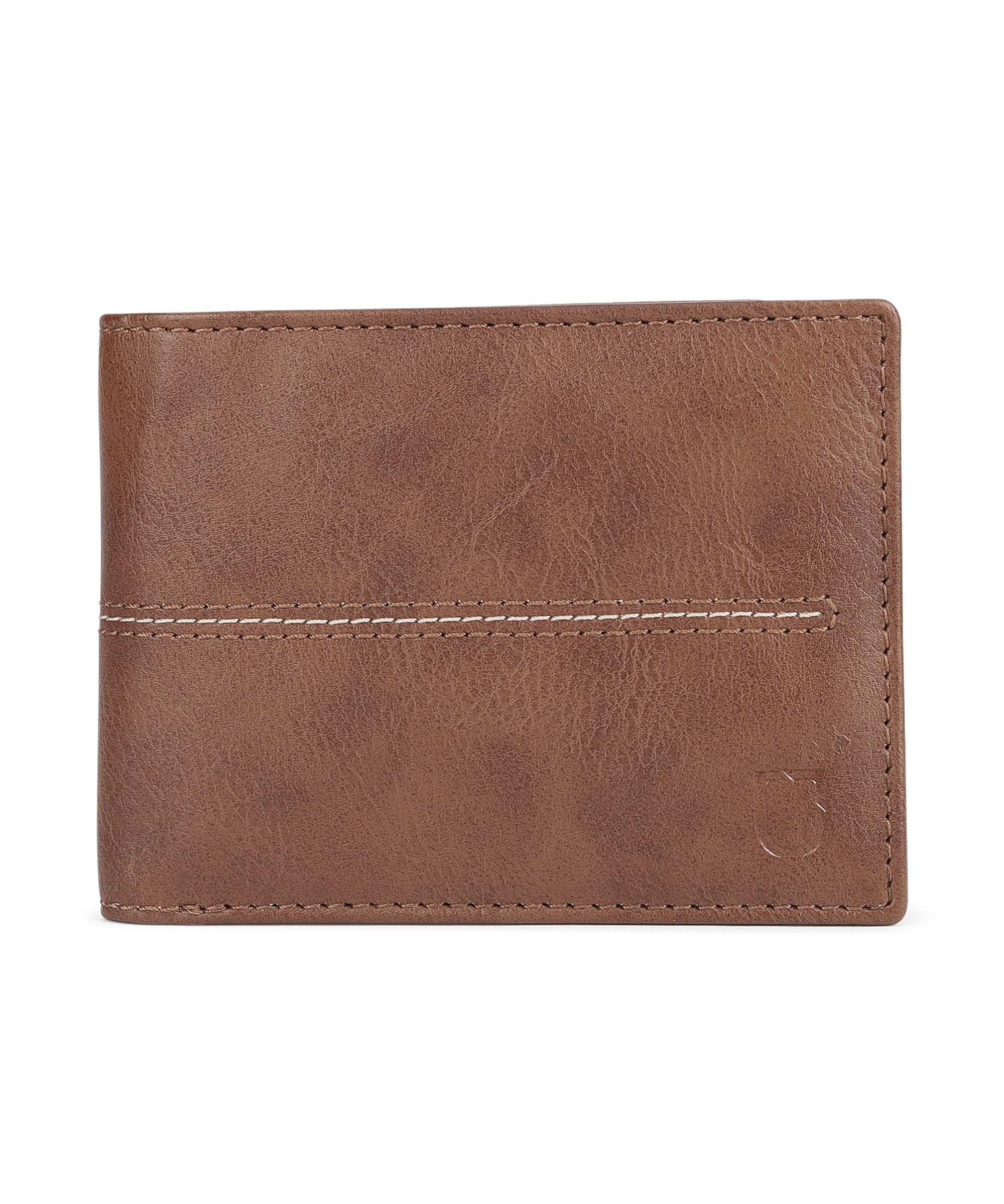 Urbano Fashion Men's Brown Casual, Formal Leather Wallet-3 Card Slots