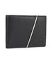 Urbano Fashion Men's Black Casual, Formal Leather Wallet-3 Card Slots