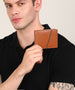 Urbano Fashion Men's Tan Casual, Formal Leather Wallet-3 Card Slots